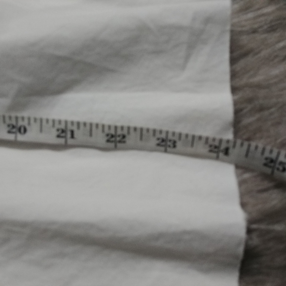 $209 Current/Elliot | white cotton open back bow dress shirt button down 3 - Picture 8 of 11